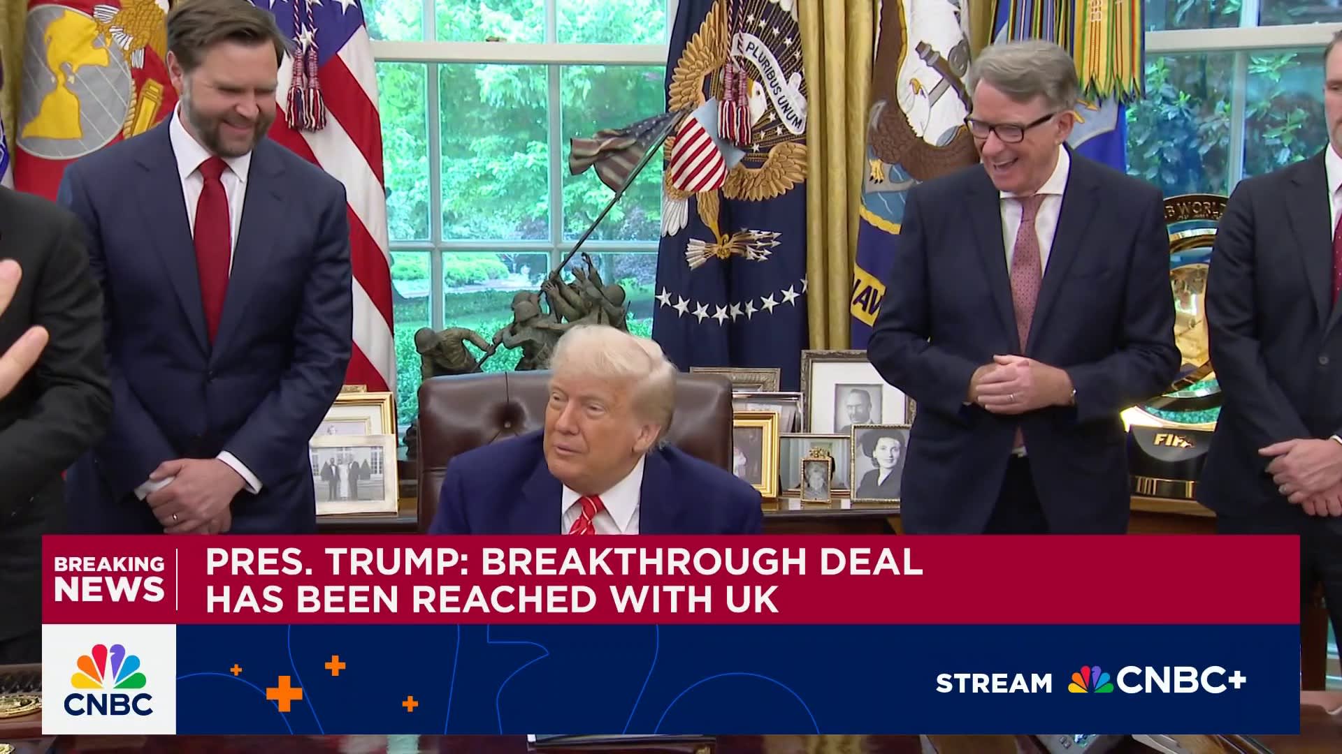 Pres. Trump: 10% baseline tariff is a low number, some will be much higher