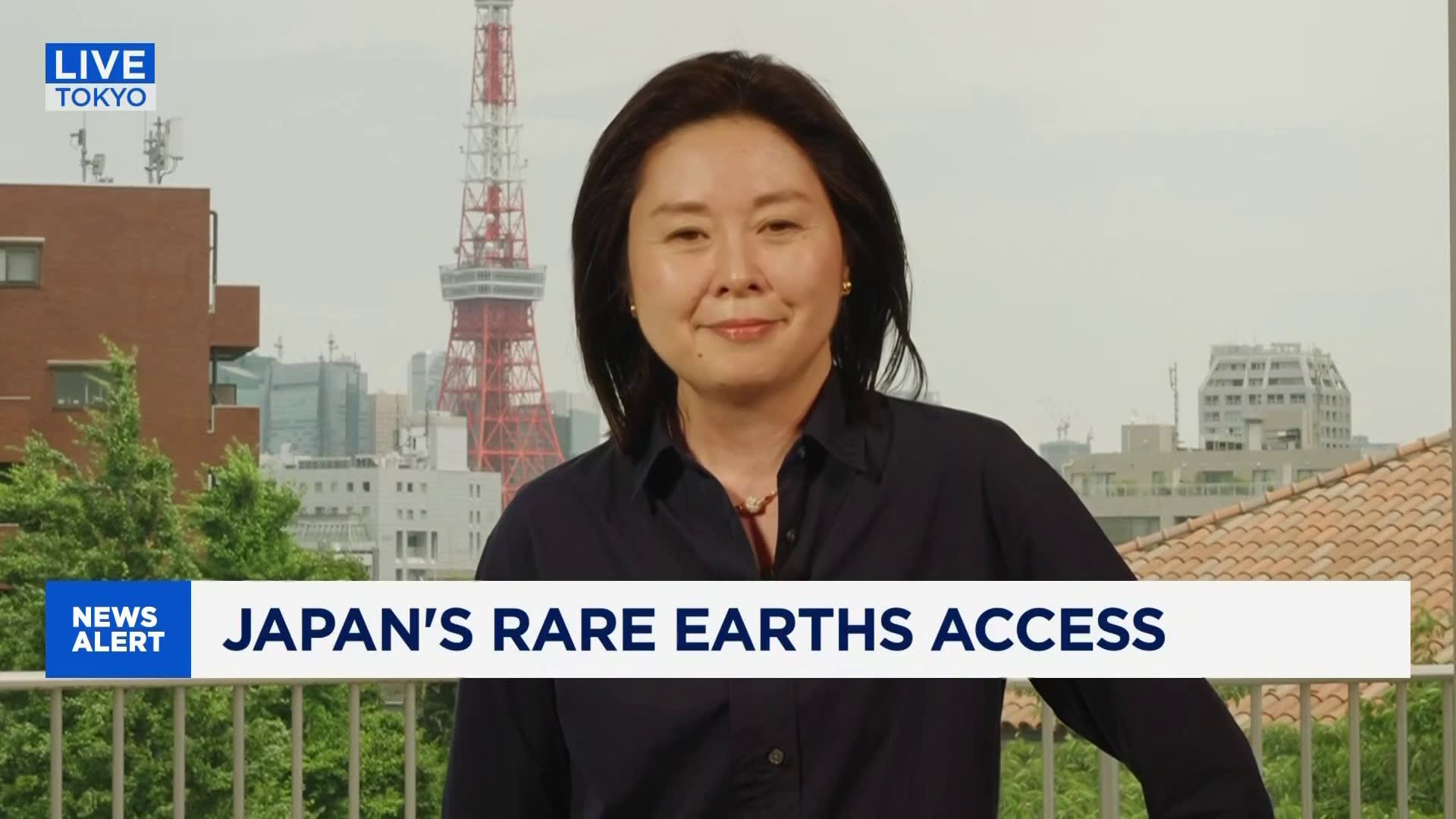 How has Japan reduced its dependence on China for rare earths?