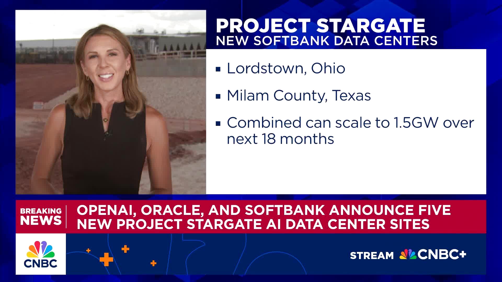 Oracle, OpenAI and SoftBank unveil $400 billion Stargate data center expansions