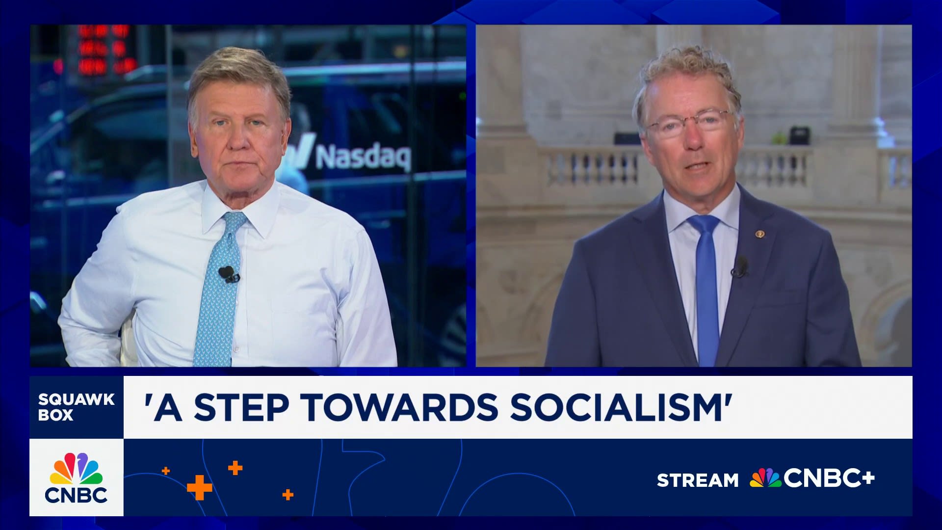 Sen. Rand Paul on U.S. government's stake in Intel: It's a step towards socialism