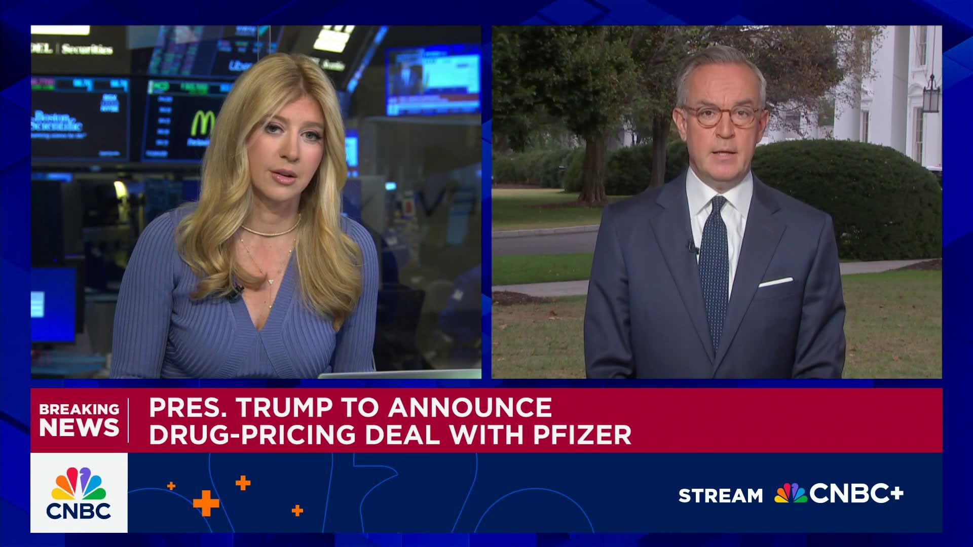 President Trump to announce drug-pricing deal with Pfizer